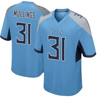 Tennessee Titans Youth Kalel Mullings Game Jersey - Light Blue