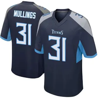 Tennessee Titans Youth Kalel Mullings Game Jersey - Navy