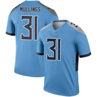 Tennessee Titans Youth Kalel Mullings Legend Jersey - Light Blue