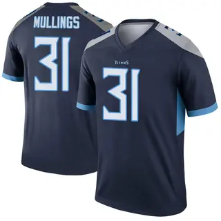 Tennessee Titans Youth Kalel Mullings Legend Jersey - Navy