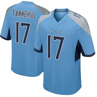 Tennessee Titans Youth Ryan Tannehill Game Jersey - Light Blue
